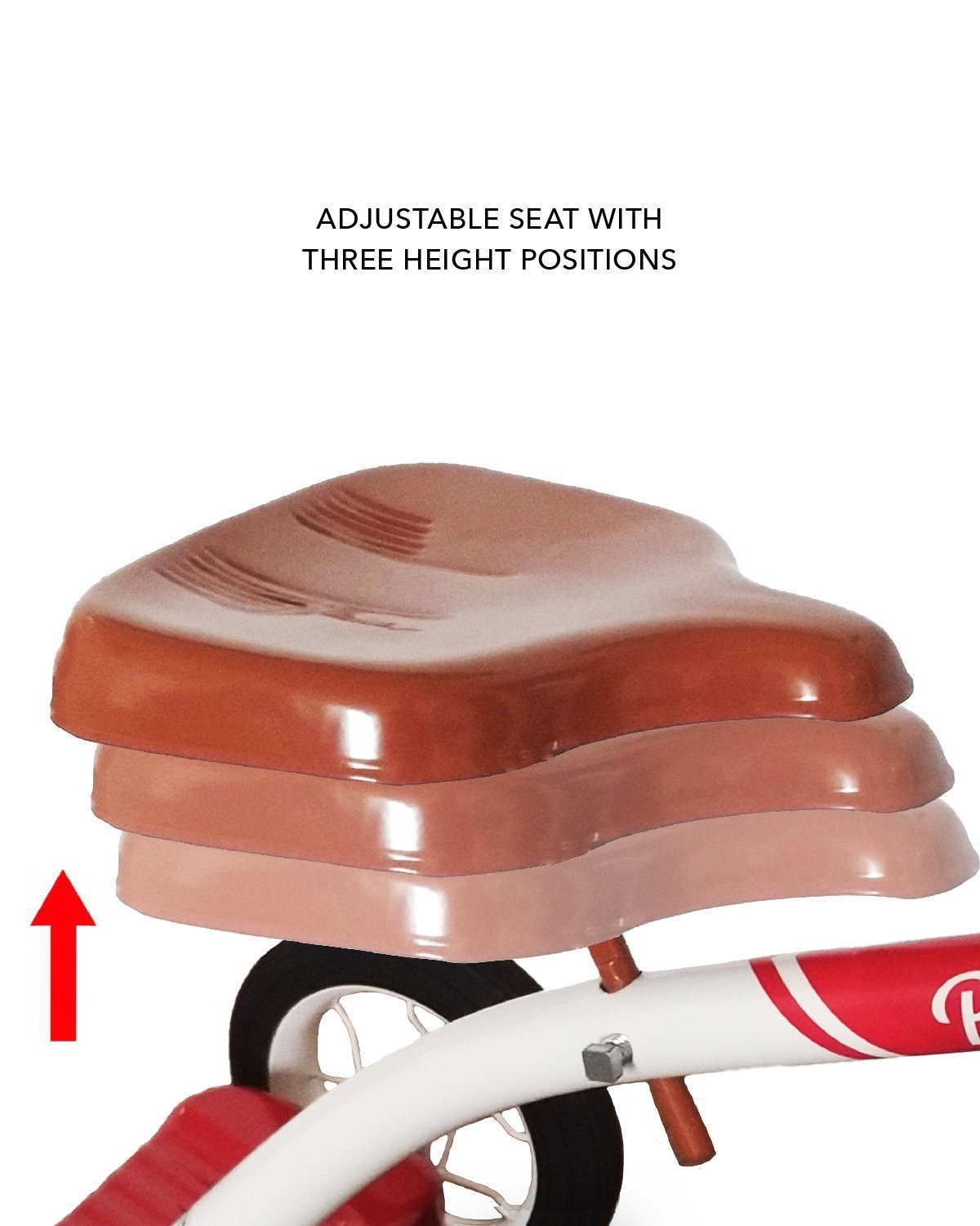 Baghera Ride-On Vintage Red Trike - Tadpole