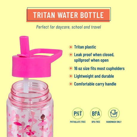 Ballerina 16 oz Tritan Water Bottle - Tadpole