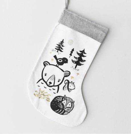 Bear and Friends Stocking - Tadpole