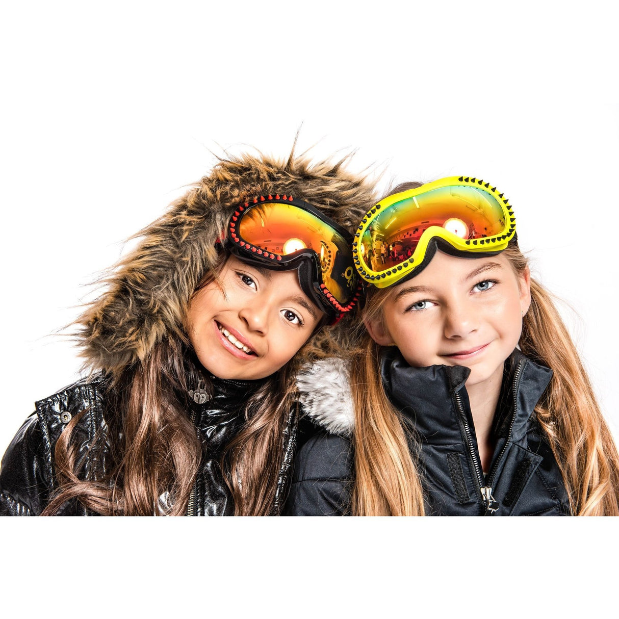 Black Spike Ski Goggles - Tadpole