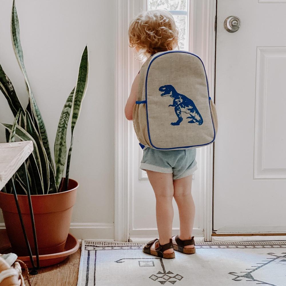Blue Dino Toddler Backpack - Tadpole