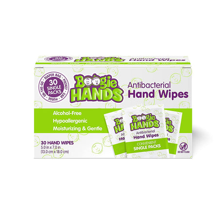 Boogie Hands Antibacterial Hand Wipes - Tadpole