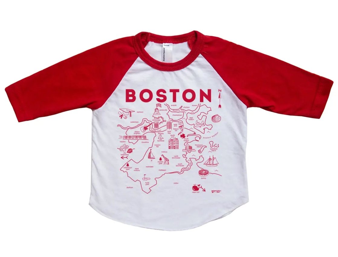 Boston Baby Baseball Tee - Tadpole