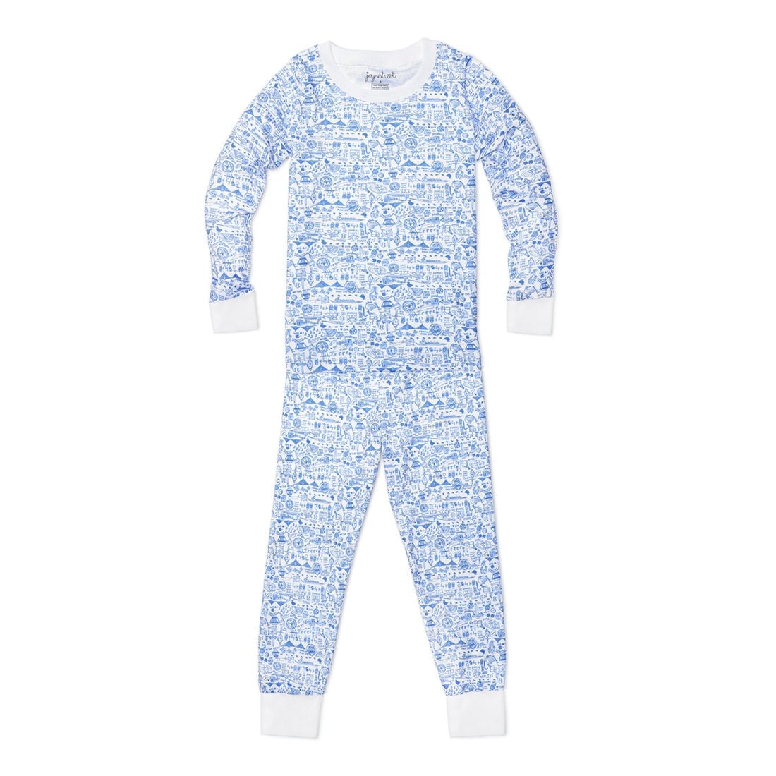 Boston Two Piece Pajamas - Sailor Blue - Tadpole