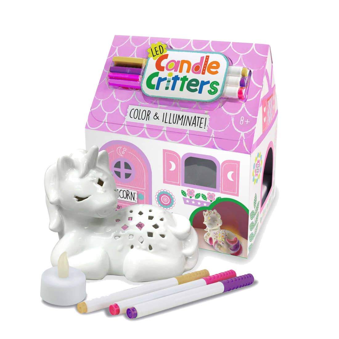 Bright Stripes LED Candle Critters