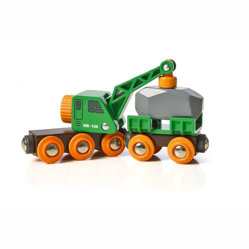 Brio Clever Crane Wagon - Tadpole