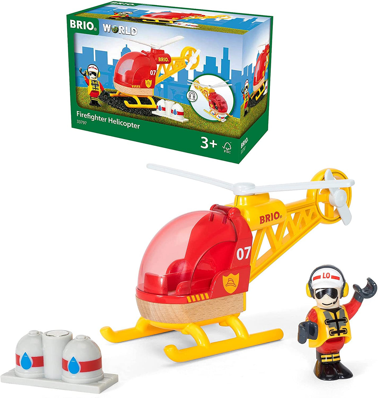 Brio Firefighter Helicopter - Tadpole