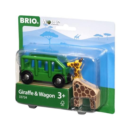 Brio Giraffe and Wagon - Tadpole