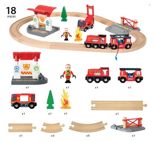 Brio Rescue Firefighter Set - Tadpole