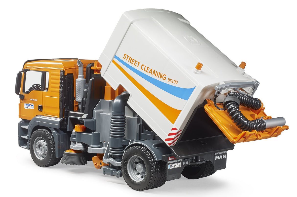 Bruder NEW MAN TGS Street Sweeper - Tadpole