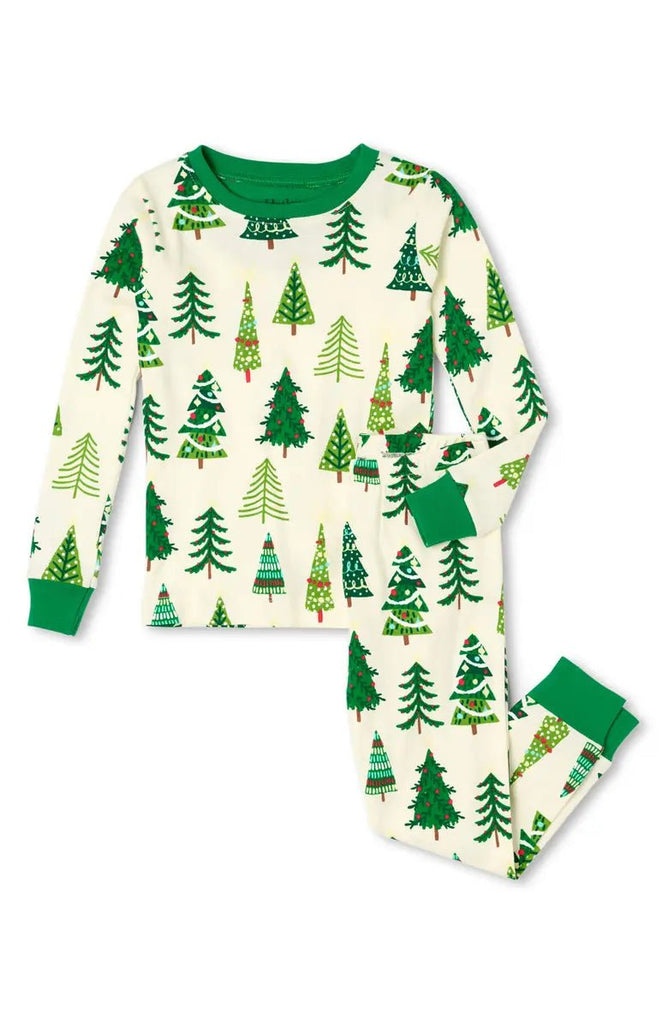 Christmas Trees Glow in The dark Pajama set - Tadpole