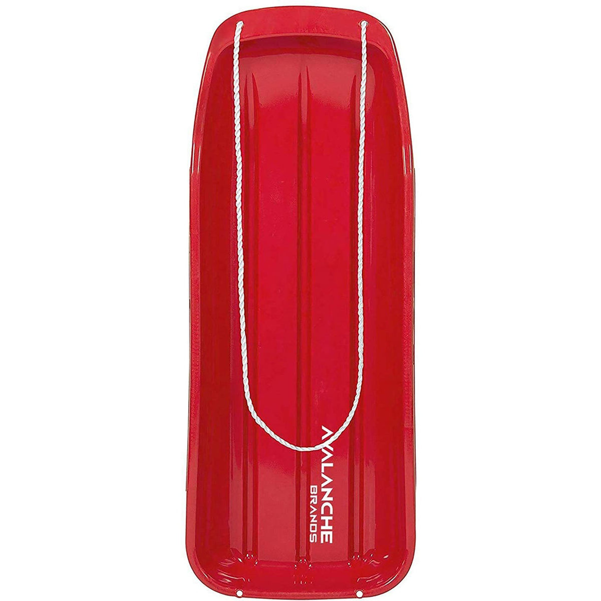 Classic Downhill Toboggan Snow Sled Includes Pull Rope and Handles (48
