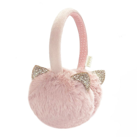 Cleo Cat Earmuffs Pink - Tadpole