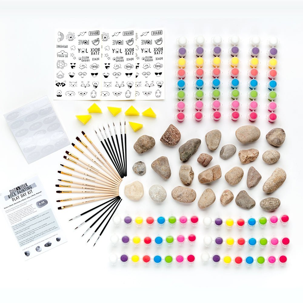 Creativity For Kids Hide & Seek Rock Painting Kit - Tadpole