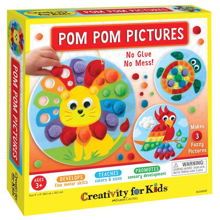 Creativity for Kids Pom Pom Pictures - Tadpole