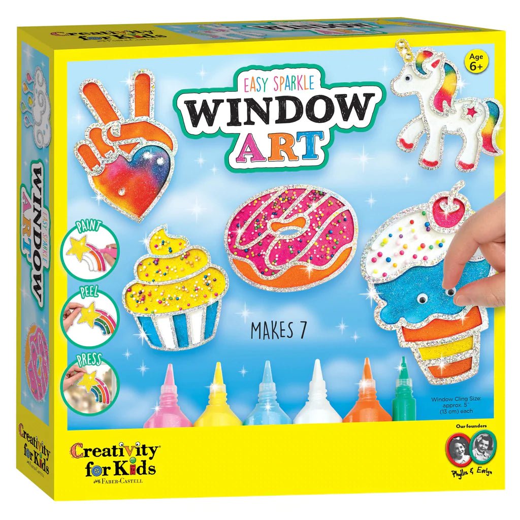 Creativity For Kids Rainbow Sprinkles Easy Sparkle Window Art - Tadpole