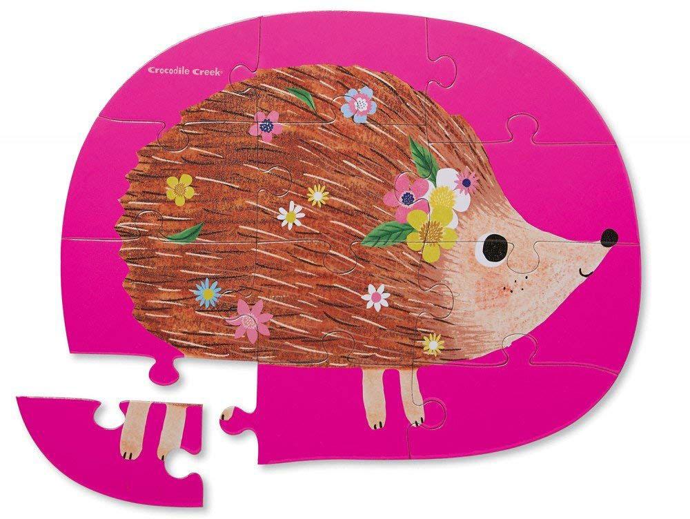 Crocodile Creek 12-Piece Puzzle Happy Hedgehog - Tadpole