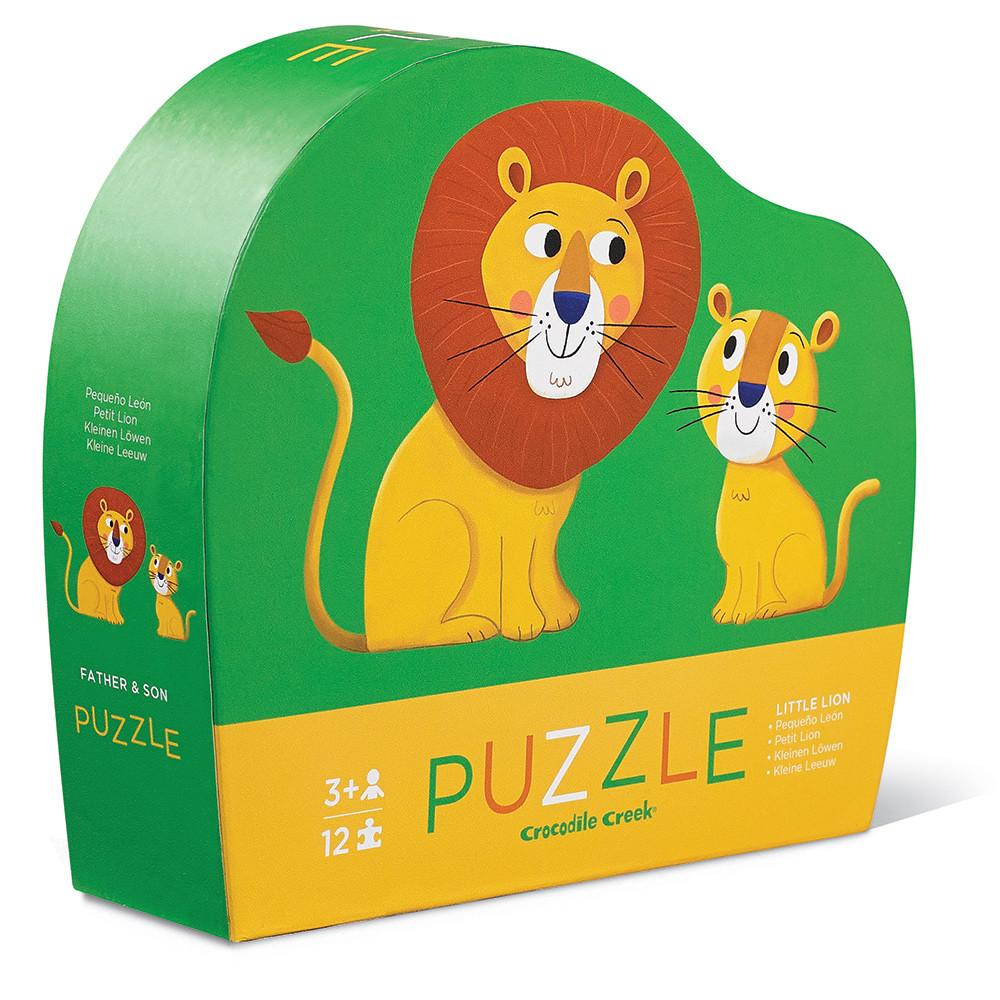 Crocodile Creek 12-Piece Puzzle Little Lion - Tadpole