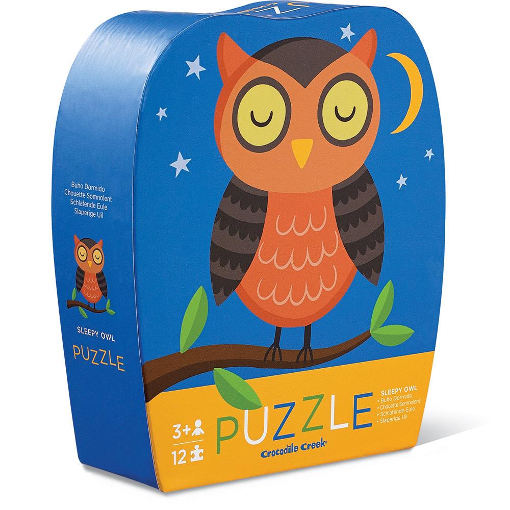 Crocodile Creek 12-Piece Puzzle Sleepy Owl - Tadpole