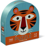 Crocodile Creek 2-Sided 24-Piece Puzzle Tiger Friends - Tadpole