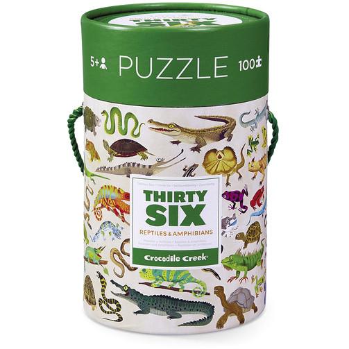 Crocodile Creek 36 Reptiles Puzzle (100 Pieces)
