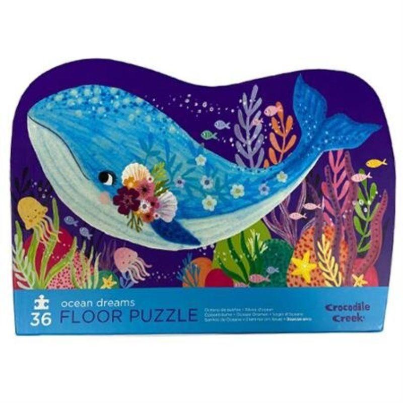 Crocodile Creek Classic Floor Puzzle Ocean Dreams 36pc - Tadpole