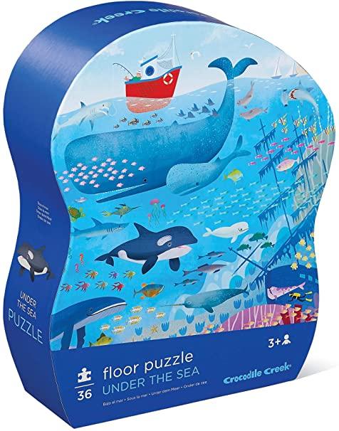 Crocodile Creek Classic Floor Puzzle Under the Sea - Tadpole