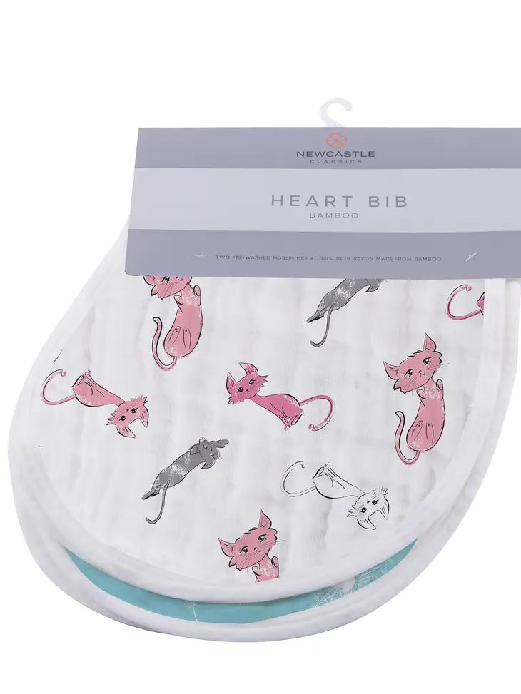 Dandelions Heart Bibs - Set of 2 - Tadpole