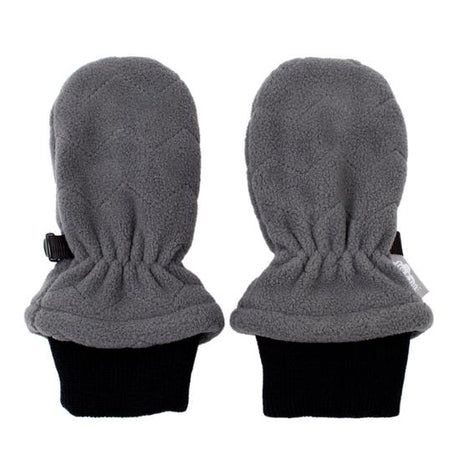 Dark Grey | Fleece Mittens - Tadpole