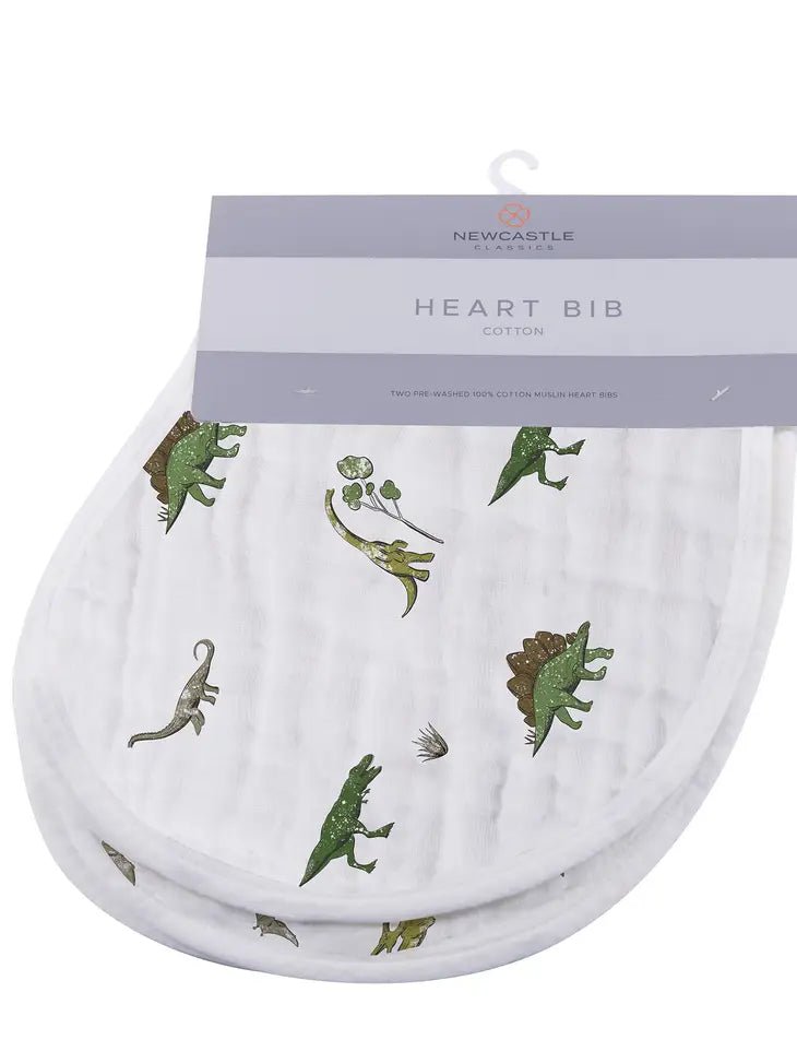 Dino Days Burp Cloth Bibs - Set of 2 - Tadpole