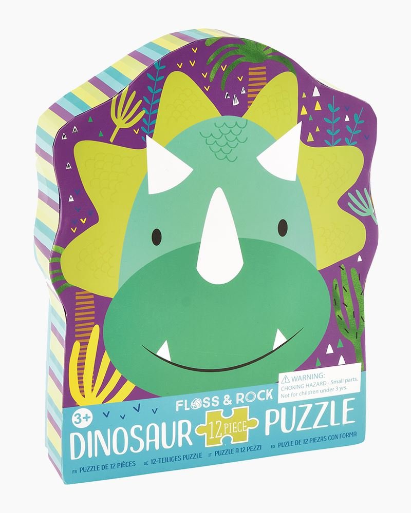 Dinosaur 12pc Shaped Jigsaw Puzzle - Tadpole