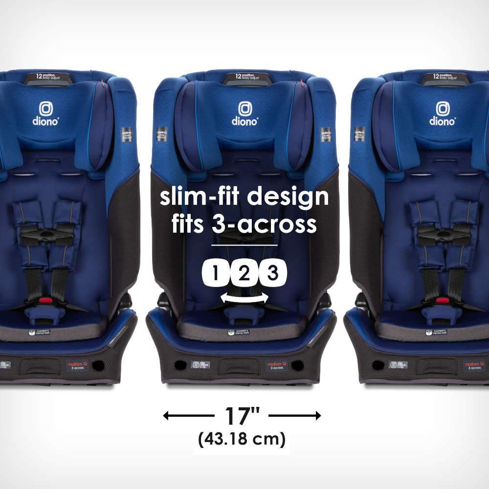 Diono Radian 3QX Ultimate 3 Across All-in-One Convertible Car Seat - Tadpole