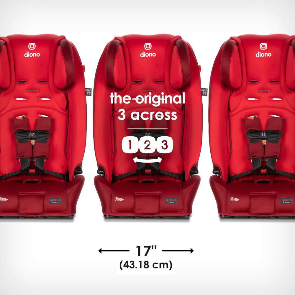 Diono Radian 3RXT Latch 3-Across All-in-One Convertible Car Seat - Tadpole