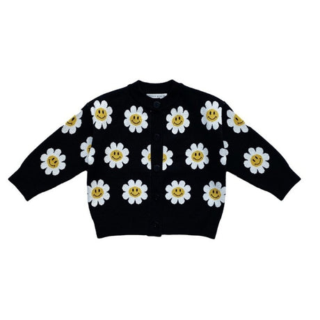 Disco Panda Happy Flower Cardigan - Tadpole