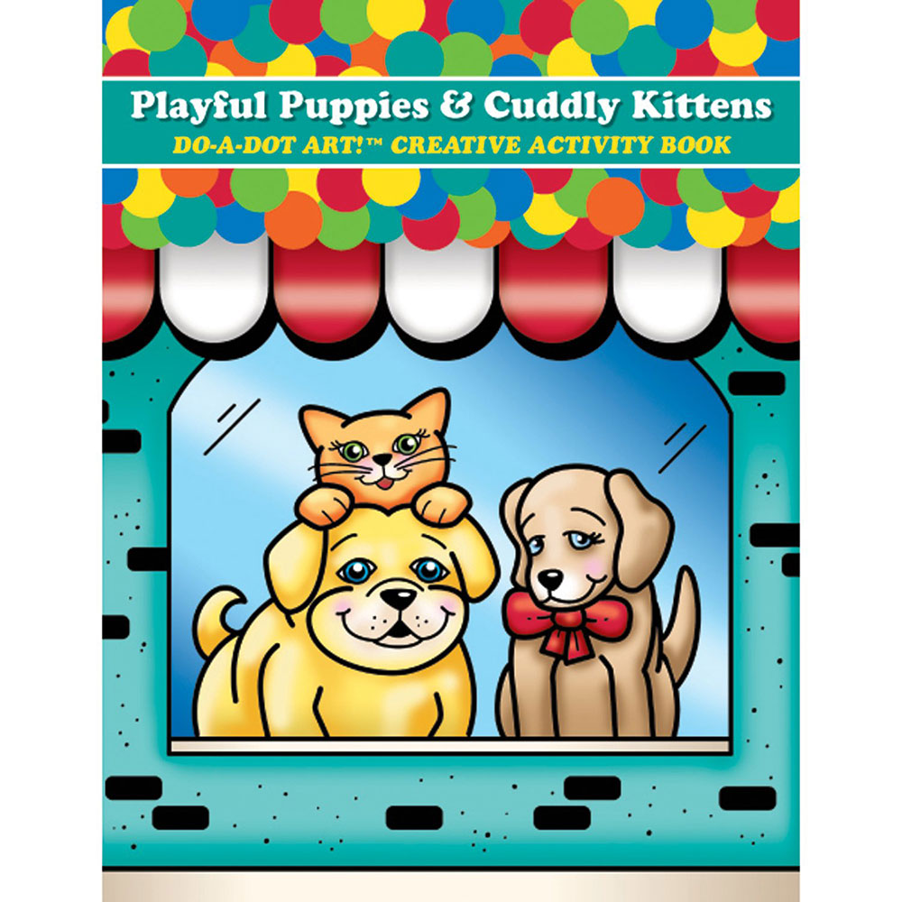 Do-A-Dot Activity Book Puppies & Kitten - Tadpole