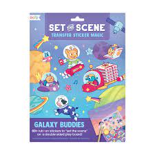 Ooly Set The Scene Transfer Sticker Magic: Galaxy Buddies