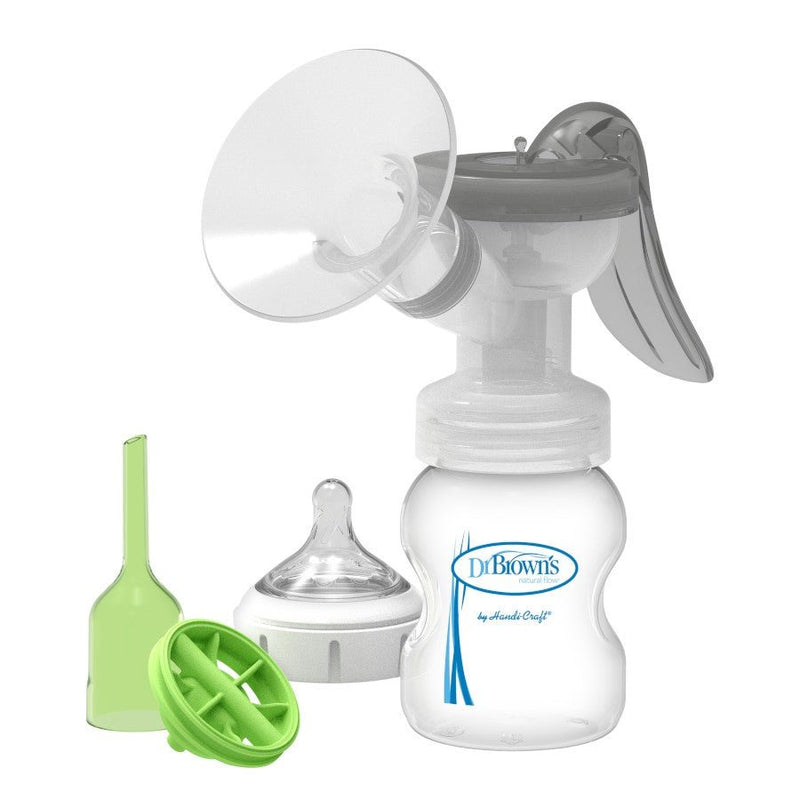 Dr. Brown's Manual Breast Pump with SoftShape™ Silicone Shield - Tadpole