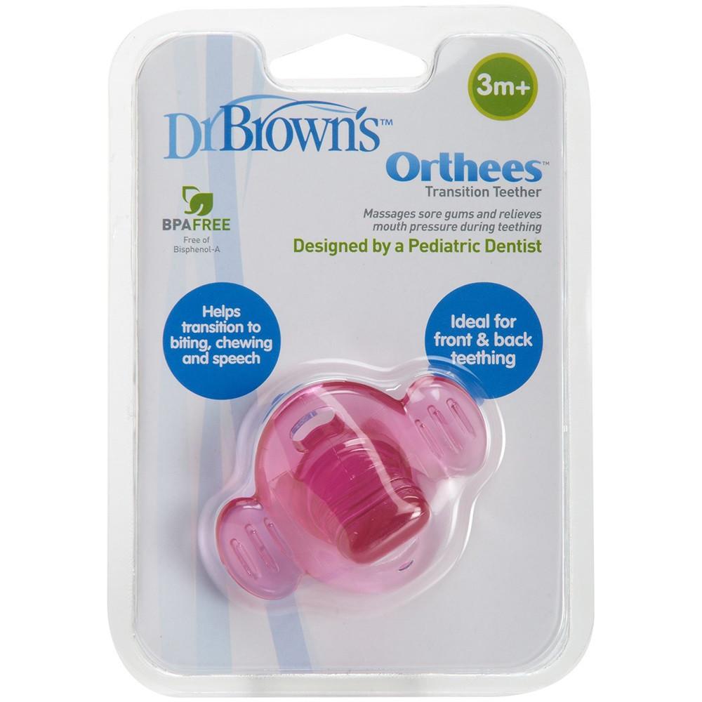 Dr. Brown's Orthee Teether Pink - Tadpole