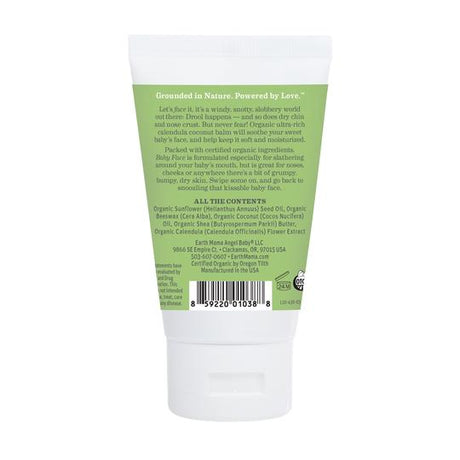 Earth Mama Organics Baby Face Organic Nose & Cheek Balm - Tadpole