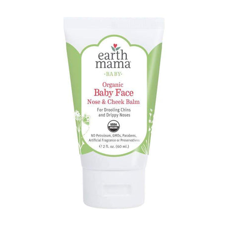 Earth Mama Organics Baby Face Organic Nose & Cheek Balm - Tadpole
