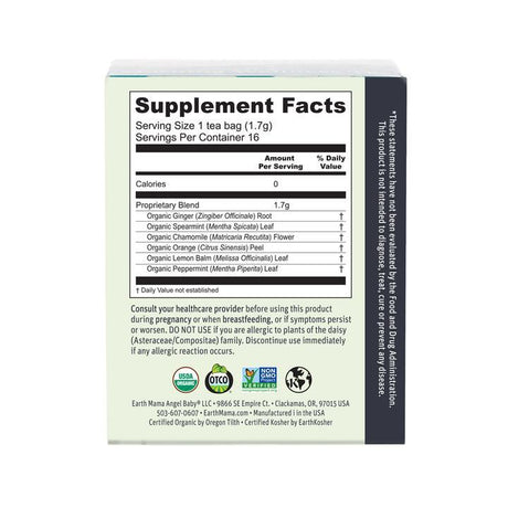 Earth Mama Organics Morning Wellness Tea - Tadpole