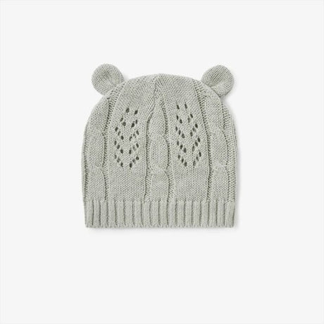 Elegant Baby Cable Leaf Hat - Tadpole