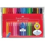 Faber- Castell Grip Color Markers Set of 20 - Tadpole