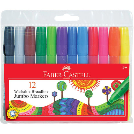 Faber-Castell Washable Broadline Jumbo Markers - Tadpole