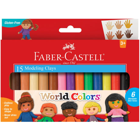 Faber-Castell World Colors - 15ct Modeling Clay - Tadpole