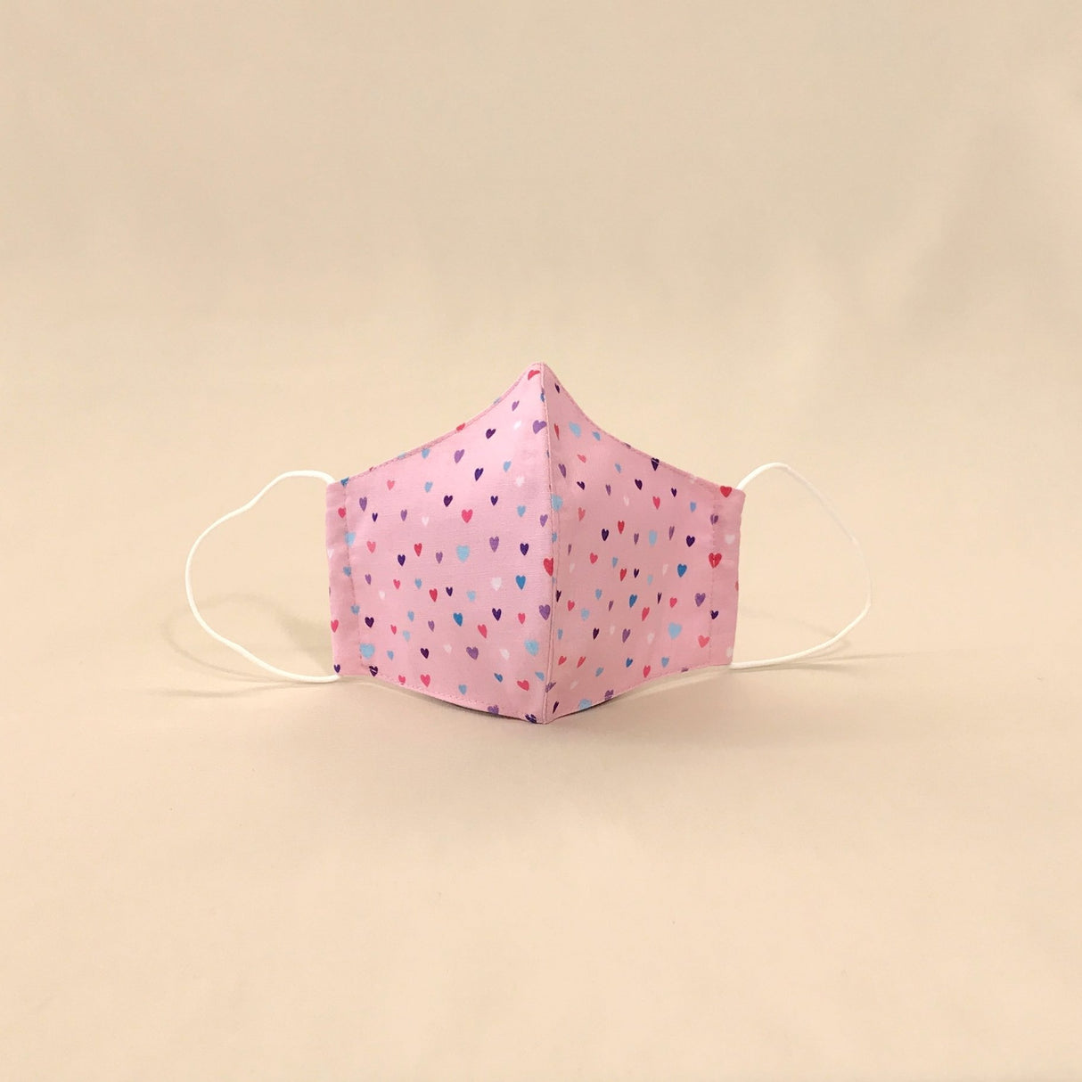 Face Mask for Kids Itty Bitty Hearts - Tadpole
