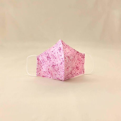 Face Mask for Kids Music Notes Pink - Tadpole