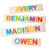 Fat Brain Wooden Personalized Name Puzzle - Tadpole