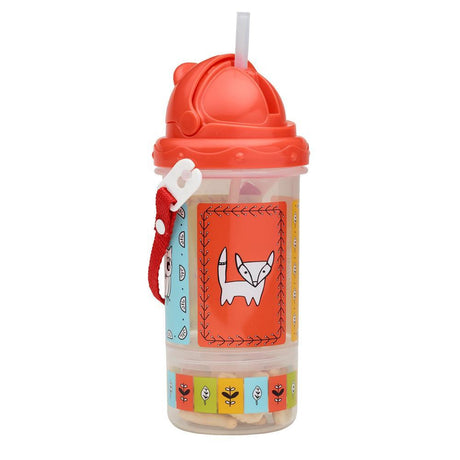 Flip & Sip Snacker Meadow Friends - Red - Tadpole