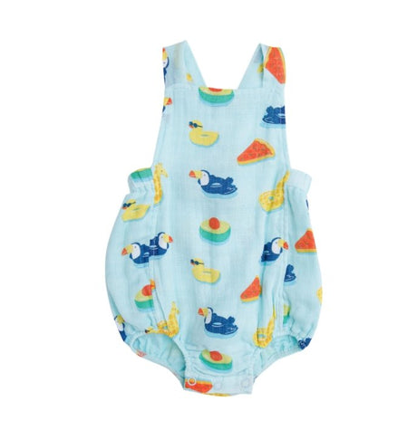 Floaties Retro Sunsuit Blue - Tadpole